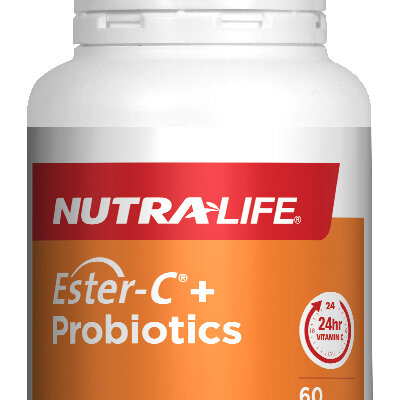 Nutra-life Ester-C + Probiotics 60 Capsules