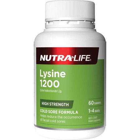 Nutra-Life Lysine 1200 - 60 tablets