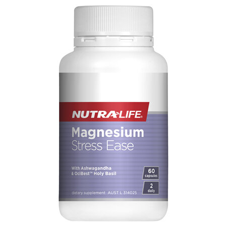 Nutra-Life Magnesium Stress Ease 60 Capsules
