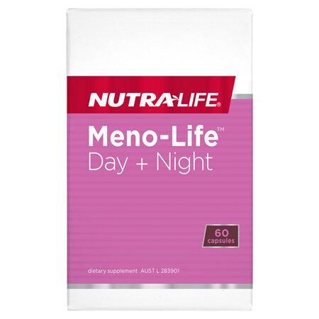 Nutra-Life Meno-Life Day + Night 60 Capsules