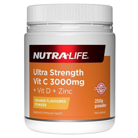 Nutra-Life Ultra Strength Vitamin C Powder 250g