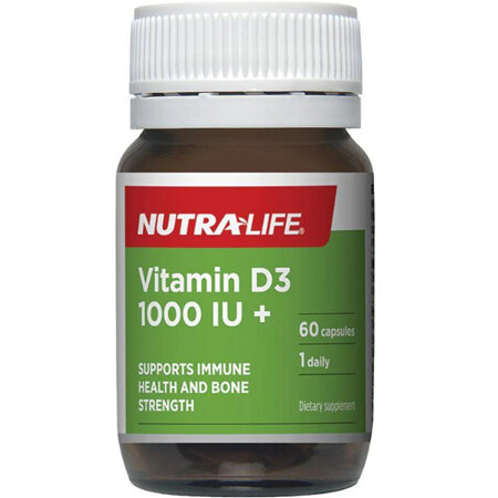 Nutra-Life Vitamin D Plus - 60 Capsules