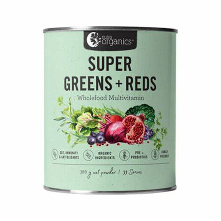 Nutra Organics Organic Super Greens + Reds