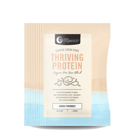 Nutra Organics Organic Thriving Protein Classic Cacao Choc 30g