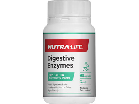 Nutralife Digestive Enzymes 60caps