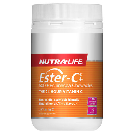 Nutralife Ester C 500mg Echinacea Chew 120 tablets