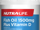 Nutralife Fish Oil 1500mg + Vitamin D 180caps