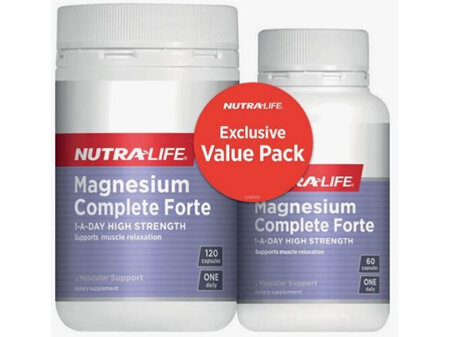 Nutralife Magnesium Complete Forte 120+60s Twin Pk