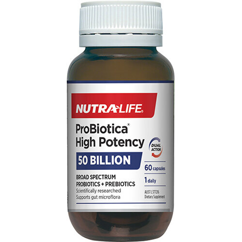 Nutralife Probiotic High Potency 50 Billion 60 capsules
