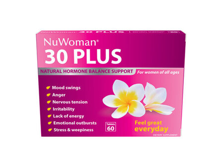 NuWoman 30 Plus Natural Hormone Balance Support Tablets 60