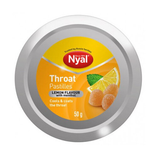 Nyal Throat Pastilles Lemon Menthol
