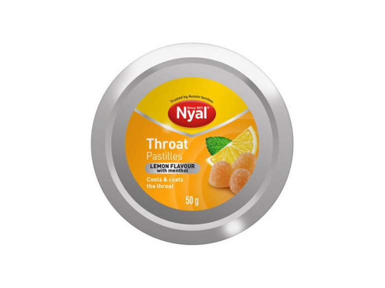 Nyal Throat Pastilles Lemon Menthol