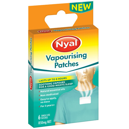 Nyal Vapourising 850MG Patches 6 Pack