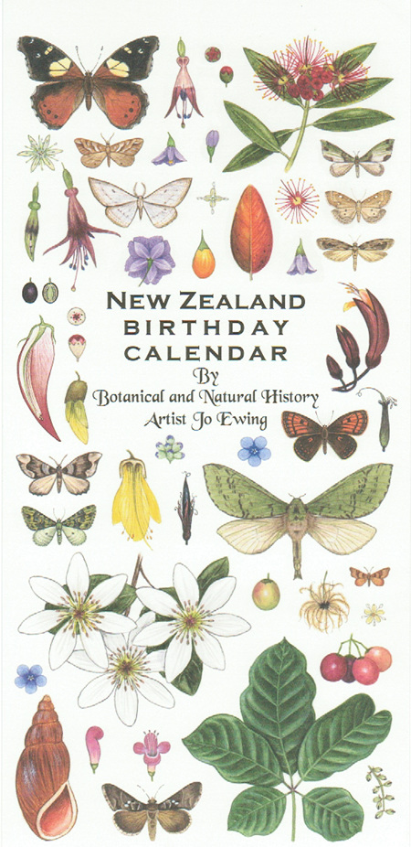 NZ Birthday Calendar - Jo Ewing