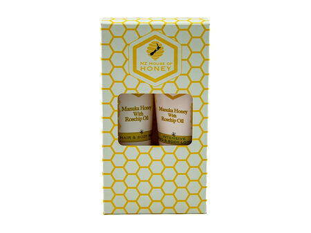 NZ House of Honey Manuka Honey/Rosehip Oil Gift Set