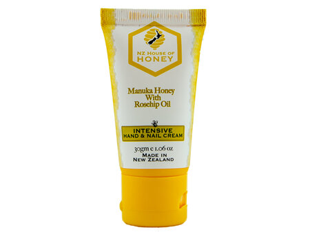 NZ House of Honey Manuka & Rosehip Intensive Hand & Nail Cream -30g
