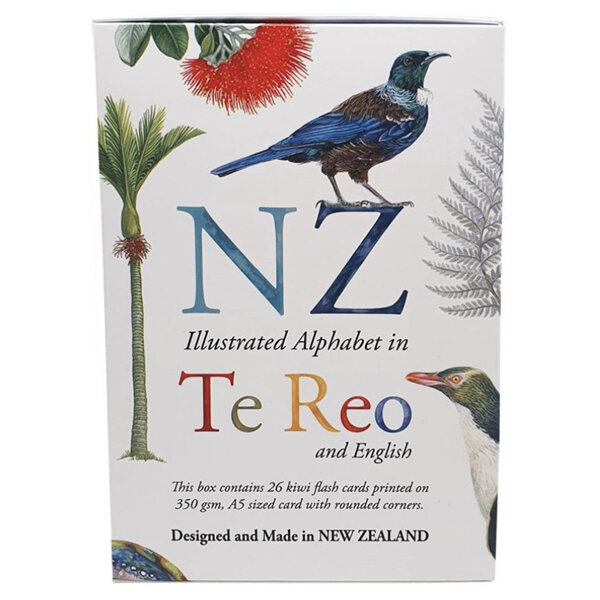 NZ Illustrated Alphabet Frieze in Te Reo and English