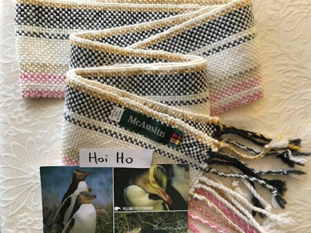 NZ Native Bird inspired Merino Scarves