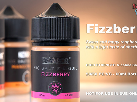 NZ Vapor - Fizzberry - 60ml - Nic Salt e-Liquid