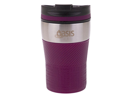 Oasis Cafe Stainless Steel Cup Plum 280ml