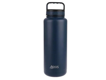 Oasis Stainless Steel Titan Bottle 1.2L Navy