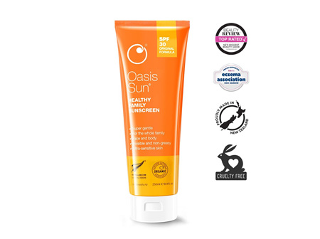 Oasis Sun Original Healthy Family Sunscreen SPF30 250ml