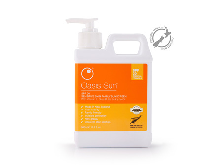 Oasis Sun Original Healthy Family Sunscreen SPF30 - 500ml