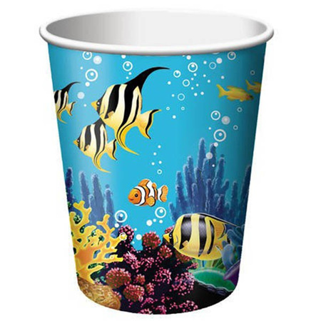 Ocean Party Cups x 8