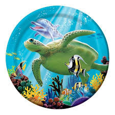 Ocean Party Plates - Lunch