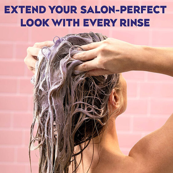 OGX Purple Toning Shampoo 385ml blonde brassy hair