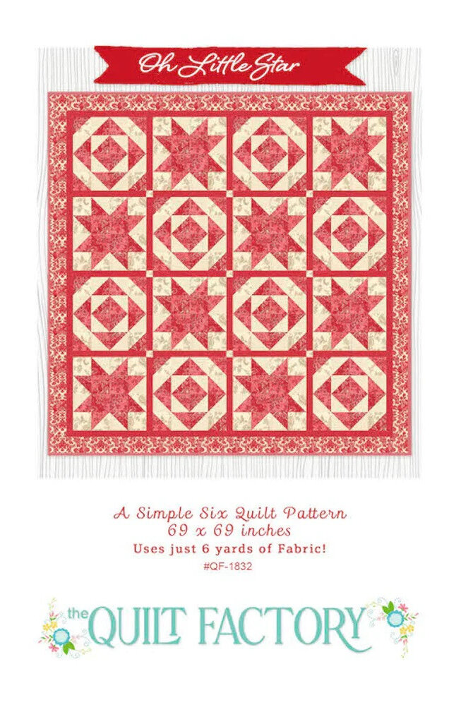 Oh Little Star Quilt Pattern from Deb Grogan of The Quilt Factory