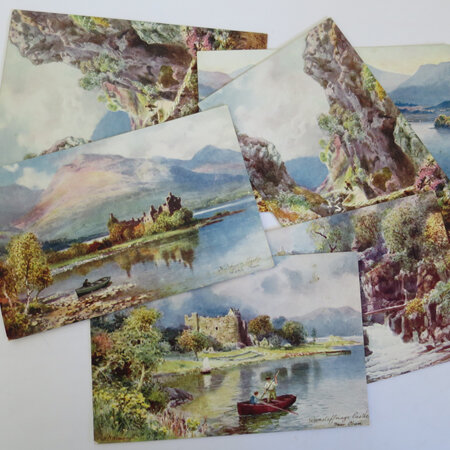 Oilette Postcards Bonnie Scotland
