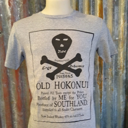 Old Hokonui Grey Male T-Shirt