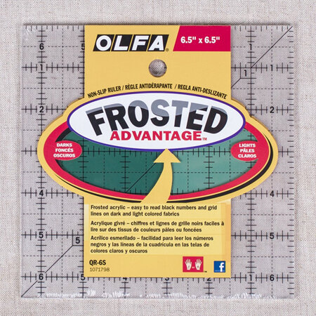 Olfa Frosted Ruler 6.5" x 6.5"