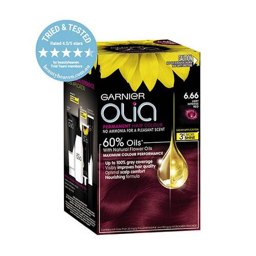 OLIA Permanent Hair Colour 6.66 Very Intense Red
