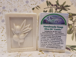 Olive Oil soap also known as Castile Soap made by Lavender Magic in NZ