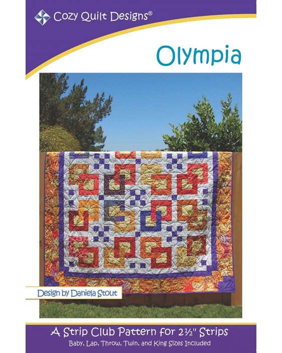 Olympia Quilt Pattern from Cozy Quilt Designs