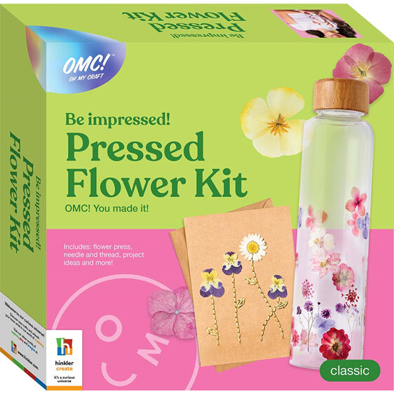 OMC! Be Im-Pressed! Pressed Flower Kit by Hinkler