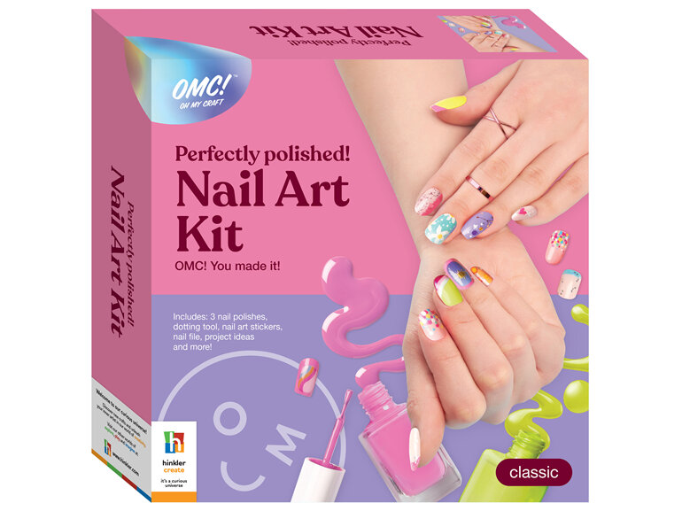 OMC! Nail Art Kit teen kit polish manicure