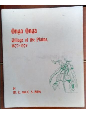 Onga Onga - Village of the Plains 1872 - 1975