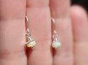 opal sterling silver rosehips earrings october birthstone tiny lily griffin nz