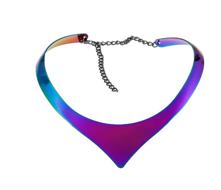 Open Bib Collar - Multicoloured