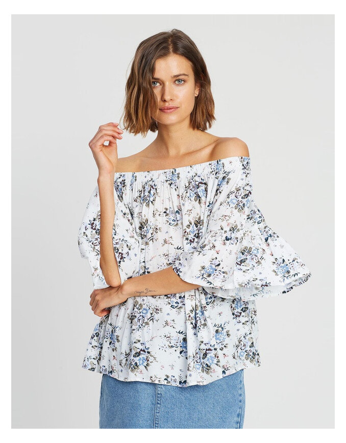 OPHELIA TOP FLORAL M