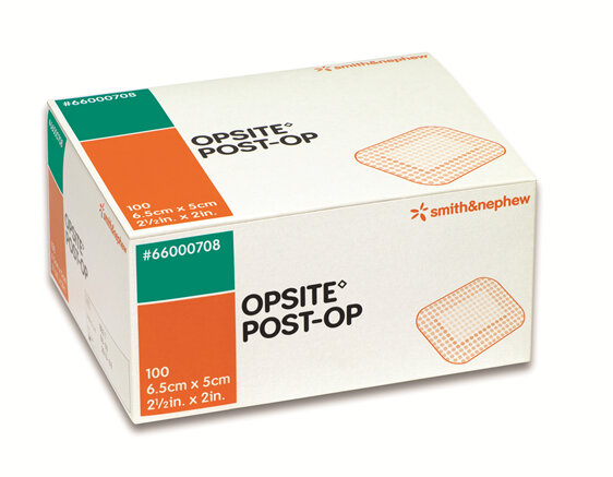 OPSITE PostOp Dr. 6.5x5cm 100/box