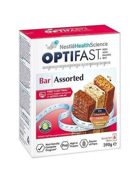 Optifast VLCD Assorted Bars - 6 Pack 65G Bars