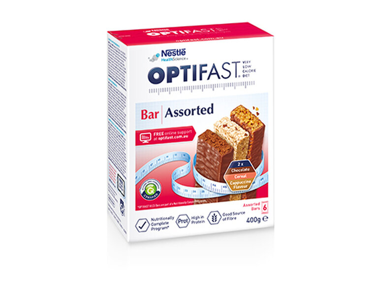 Optifast VLCD Assorted Bars - 6 Pack