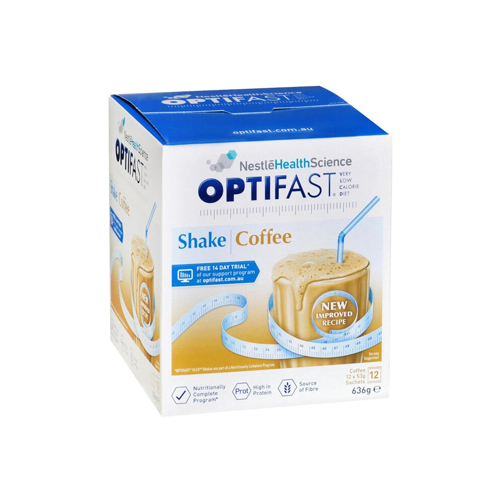 OPTIFAST VLCD Coffee Shake Meal Replacement 12x53g
