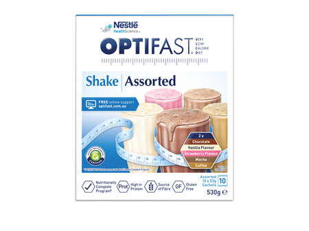 OPTIFAST VLCD Shake Assorted 10 Pack 530g