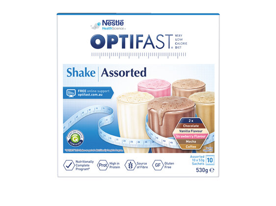 OPTIFAST VLCD Shake Assorted 10 Pack 530g