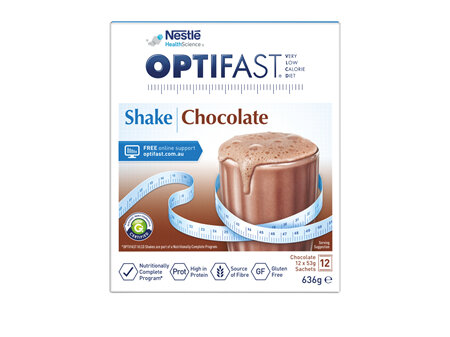 OPTIFAST VLCD Shake Chocolate 12 Pack 636g